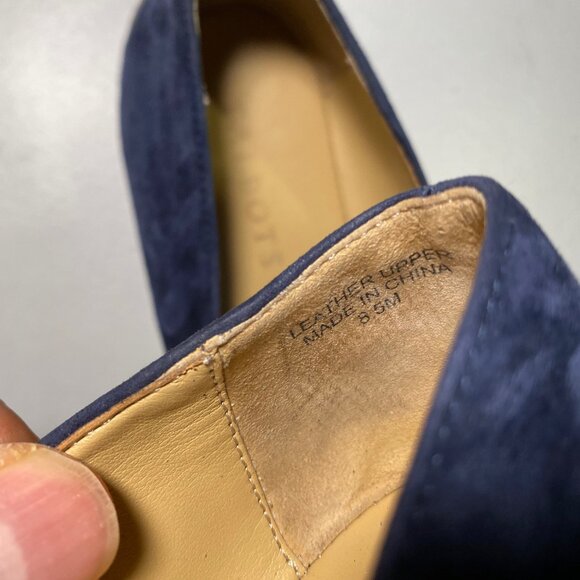 Talbots - Size 8.5M - Women's Loafers Blue suede with buckle - Picture 9 of 9